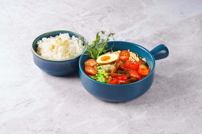 Токпокки с овощами