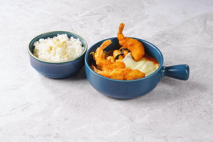 Токпокки эби темпура