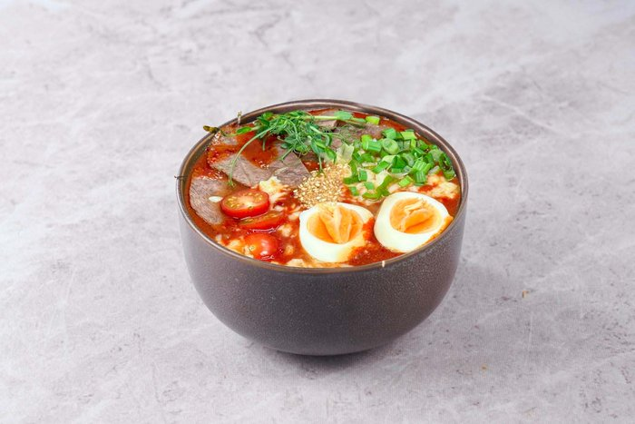 Корейский острый Ramen c телятиной